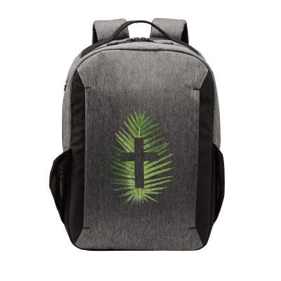 Palm Sunday Christian Palm Leaf Cross Vector Backpack