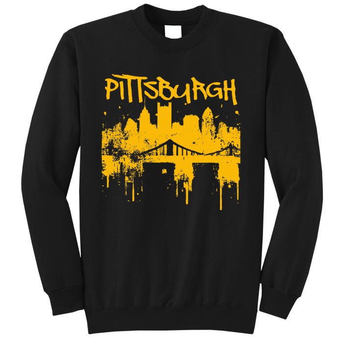 Pittsburgh Steel City Skyline Tall Sweatshirt