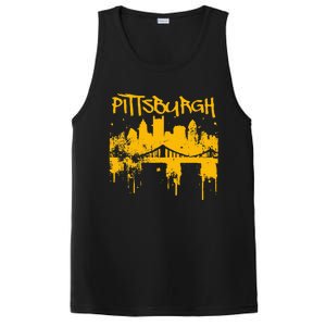 Pittsburgh Steel City Skyline PosiCharge Competitor Tank