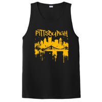 Pittsburgh Steel City Skyline PosiCharge Competitor Tank