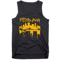 Pittsburgh Steel City Skyline Tank Top