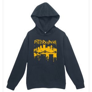 Pittsburgh Steel City Skyline Urban Pullover Hoodie