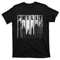 Philadelphia Skyline City Distressed T-Shirt