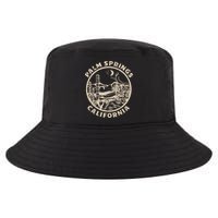 Palm Springs California Linocut Desert Illustration Cool Comfort Performance Bucket Hat