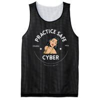 Practice Safe Cyber Mfa Mesh Reversible Basketball Jersey Tank