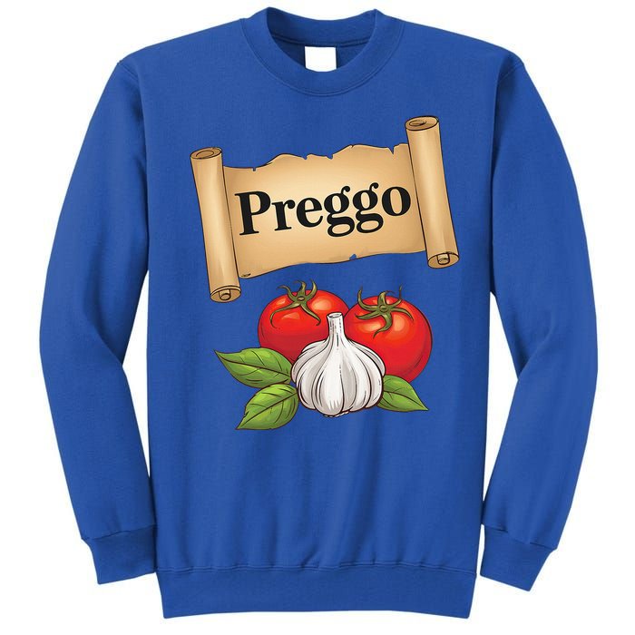 Preggo Sauce Cute And Pregnancy Announcement Tall Sweatshirt