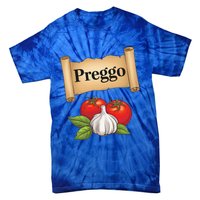 Preggo Sauce Cute And Pregnancy Announcement Tie-Dye T-Shirt