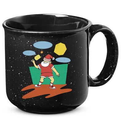 Pickleball Santa Claus 15oz Campfire Ceramic Mug