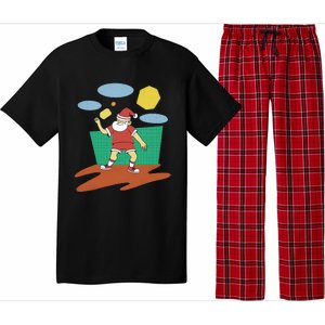 Pickleball Santa Claus Pajama Set