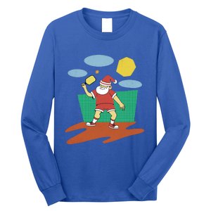 Pickleball Santa Claus Long Sleeve Shirt