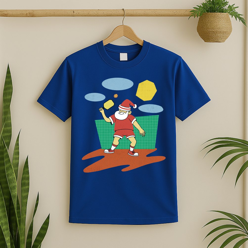 Pickleball Santa Claus T-Shirt