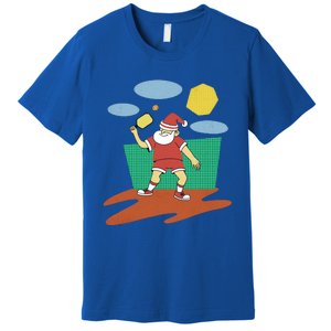 Pickleball Santa Claus Premium T-Shirt