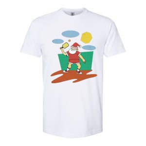 Pickleball Santa Claus Softstyle CVC T-Shirt