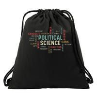 Political Science Careers Hardworking Student Drawstring Bag