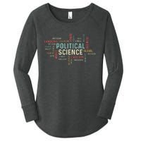 Political Science Careers Hardworking Student Women's Perfect Tri Tunic Long Sleeve Shirt