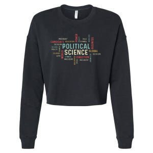 Political Science Careers Hardworking Student Cropped Pullover Crew