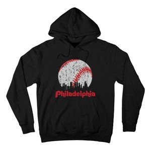 Philadelphia Skyline Cityscape Hoodie