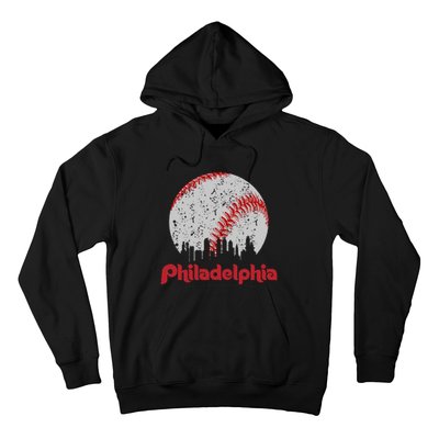 Philadelphia Skyline Cityscape Hoodie