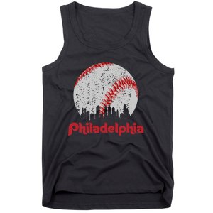 Philadelphia Skyline Cityscape Tank Top