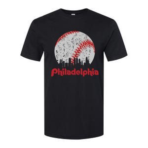 Philadelphia Skyline Cityscape Softstyle CVC T-Shirt