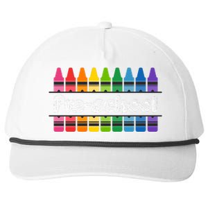 Pre School Colorful Crayons Back To School Snapback Five-Panel Rope Hat