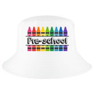 Pre School Colorful Crayons Back To School Cool Comfort Performance Bucket Hat