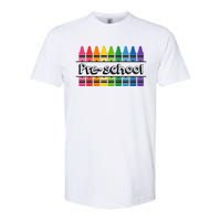 Pre School Colorful Crayons Back To School Softstyle CVC T-Shirt