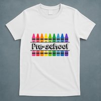 Pre School Colorful Crayons Back To School T-Shirt