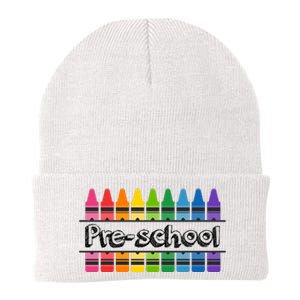 Pre School Colorful Crayons Back To School Knit Cap Winter Beanie