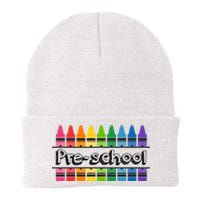 Pre School Colorful Crayons Back To School Knit Cap Winter Beanie