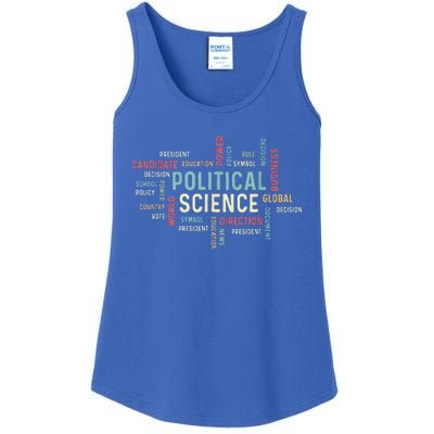 Political Science Careers Hardworking Student Ladies Essential Tank