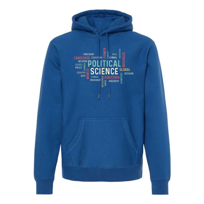 Political Science Careers Hardworking Student Premium Hoodie