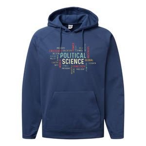 Political Science Careers Hardworking Student Performance Fleece Hoodie