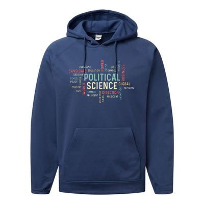 Political Science Careers Hardworking Student Performance Fleece Hoodie