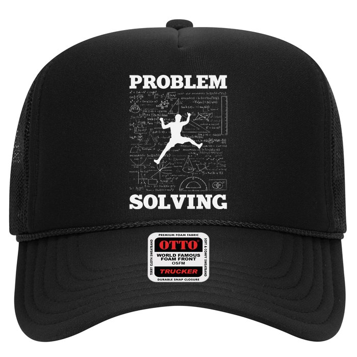 Problem Solving Climber Rock Climbing Bouldering Pun Funny Trucker Hat