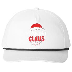 Persistent Santa Claus Christmas Matching Costume Gift Snapback Five-Panel Rope Hat