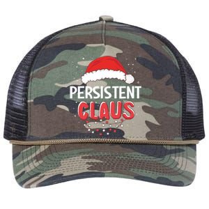 Persistent Santa Claus Christmas Matching Costume Gift Retro Rope Trucker Hat Cap