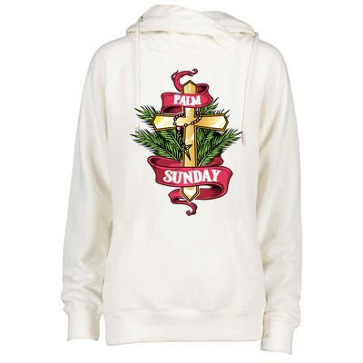 Palm Sunday Cool Gift Womens Funnel Neck Pullover Hood