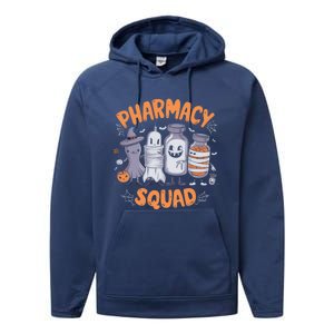 Pharmacy Squad Cute Halloween Pharmacist Techs Students Fun Cool Gift Performance Fleece Hoodie