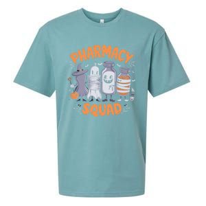 Pharmacy Squad Cute Halloween Pharmacist Techs Students Fun Cool Gift Sueded Cloud Jersey T-Shirt