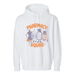 Pharmacy Squad Cute Halloween Pharmacist Techs Students Fun Cool Gift Garment-Dyed Fleece Hoodie