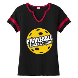 Pickleball Social Club Pickleball Gift Ladies Halftime Notch Neck Tee