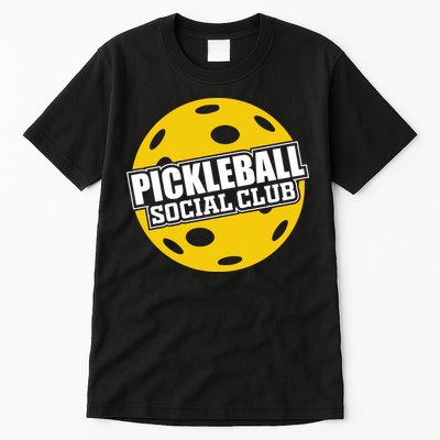 Pickleball Social Club Pickleball Gift Tall T-Shirt