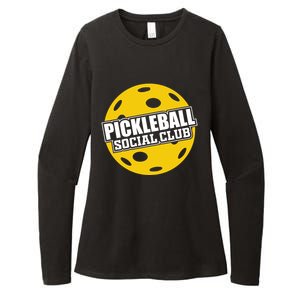 Pickleball Social Club Pickleball Gift Womens CVC Long Sleeve Shirt