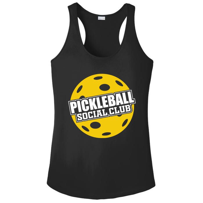 Pickleball Social Club Pickleball Gift Ladies PosiCharge Competitor Racerback Tank