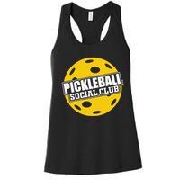 Pickleball Social Club Pickleball Gift Women's Racerback Tank