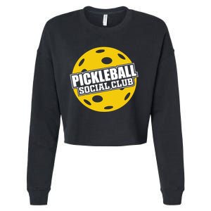 Pickleball Social Club Pickleball Gift Cropped Pullover Crew