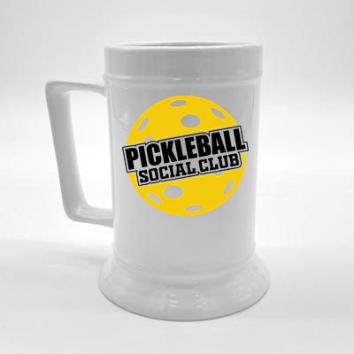 Pickleball Social Club Pickleball Gift Beer Stein