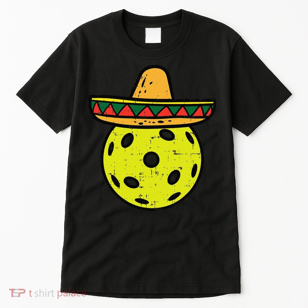 Pickleball Sombrero Cinco De Mayo Fiesta Sport Mexican Tall T-Shirt
