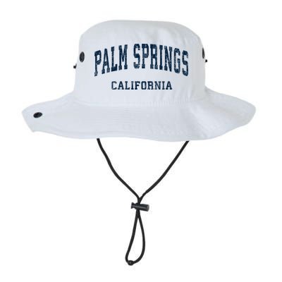 Palm Springs California Ca Vintage Varsity Sports Bucket Hat
